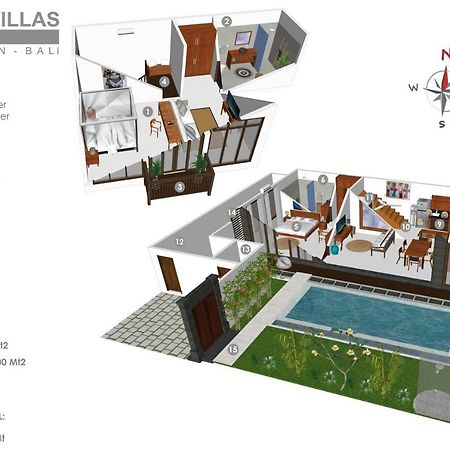 3Br Villa Erja - Minggu Villas Kerobokan Exteriér fotografie